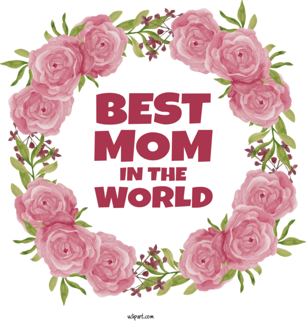 Free Holidays Flower Floral Design Rose For Mothers Day Clipart Transparent Background
