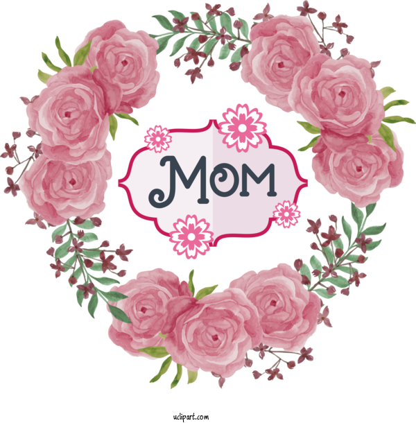 Free Holidays Watercolor Painting Flower Floral Design For Mothers Day Clipart Transparent Background