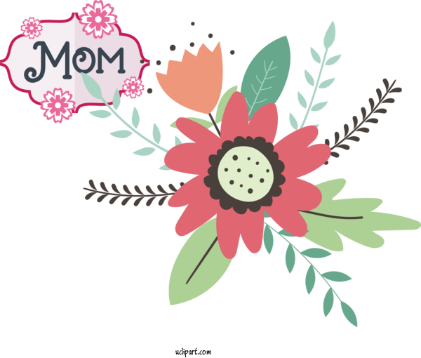 Free Holidays Clip Art For Fall Flower Design For Mothers Day Clipart Transparent Background