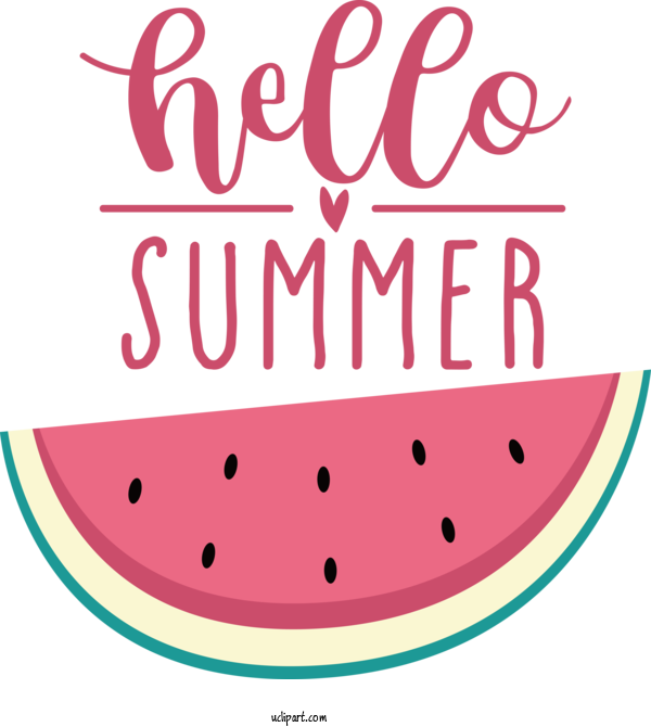 Free Nature Watermelon Line Logo For Summer Clipart Transparent Background