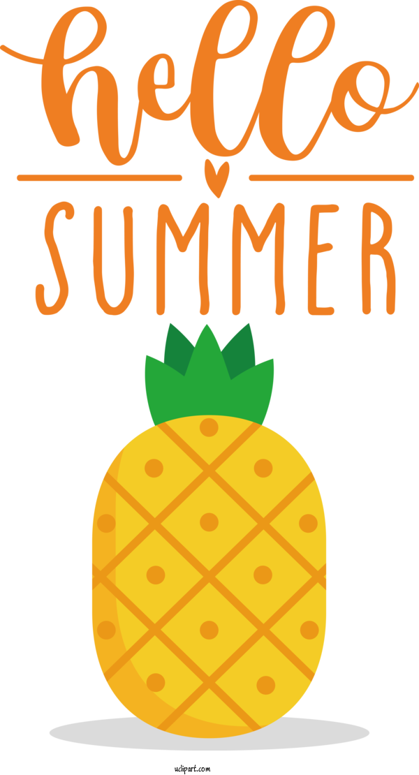 Free Nature Pineapple Fruit Pattern For Summer Clipart Transparent Background