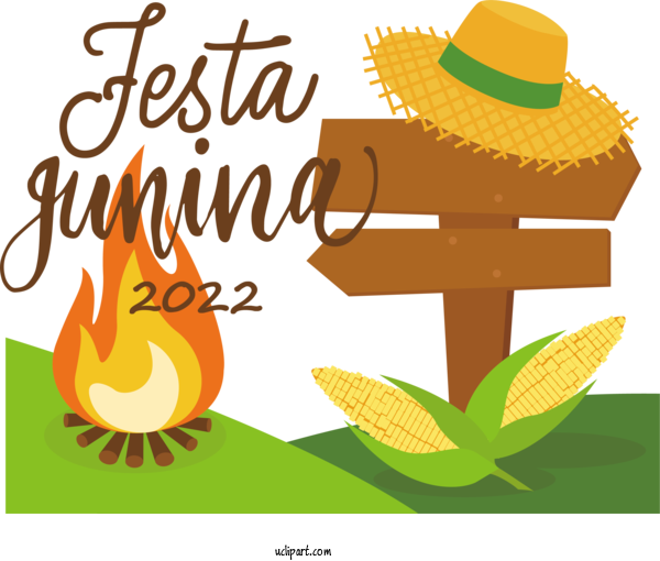 Free Holidays Commodity Flower Logo For Brazilian Festa Junina Clipart Transparent Background