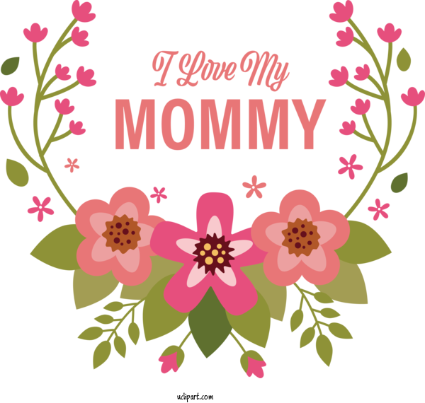 Free Holidays T Shirt Mother's Day Valentine's Day For Mothers Day Clipart Transparent Background