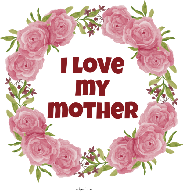 Free Holidays Floral Design Flower Rose For Mothers Day Clipart Transparent Background