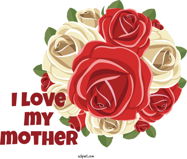 Free Holidays Rose Garden Roses Flower For Mothers Day Clipart Transparent Background