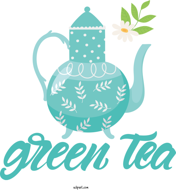 Free Drink Design Leaf Green For Tea Clipart Transparent Background
