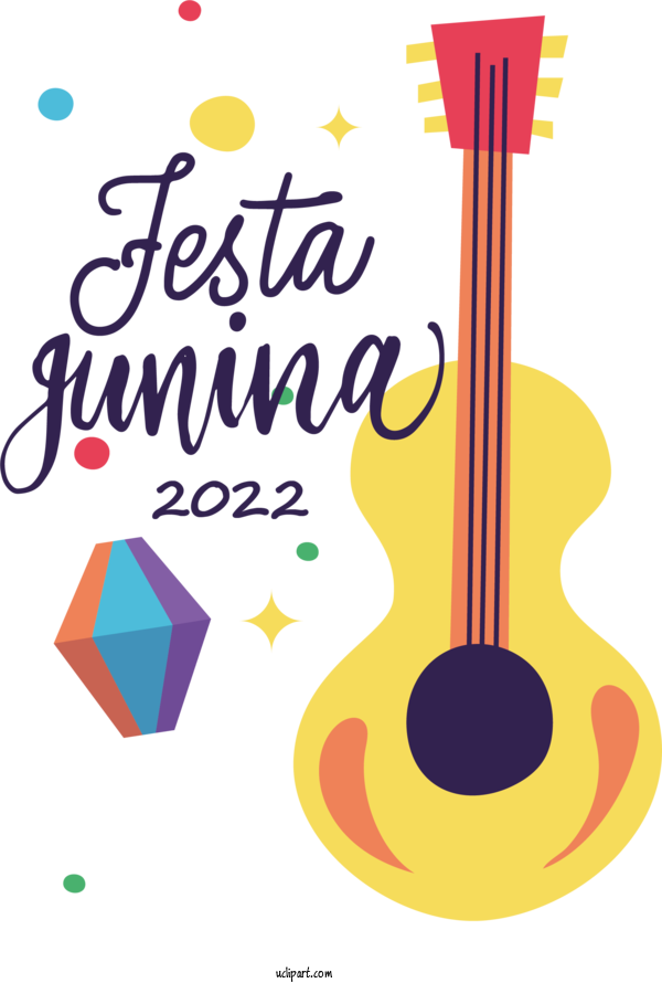 Free Holidays Guitar Accessory Guitar Design For Brazilian Festa Junina Clipart Transparent Background