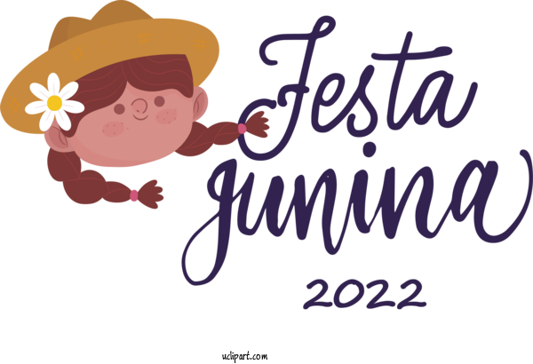 Free Holidays Human Logo Cartoon For Brazilian Festa Junina Clipart Transparent Background