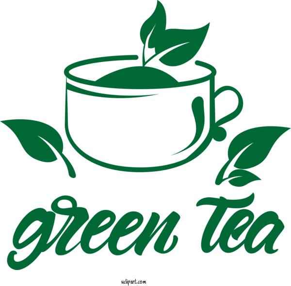 Free Drink Leaf Plant Stem Line Art For Tea Clipart Transparent Background