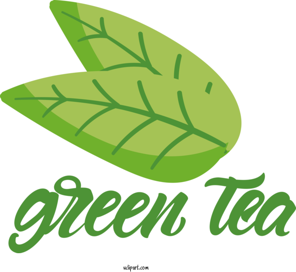 Free Drink Leaf Plant Stem Line For Tea Clipart Transparent Background