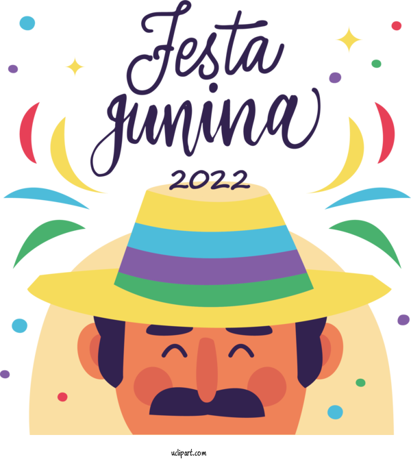 Free Holidays Party Hat Human Cartoon For Brazilian Festa Junina Clipart Transparent Background
