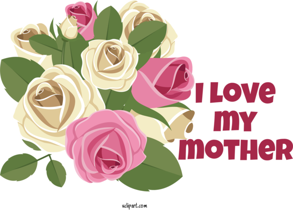 Free Holidays Flower Design Floral Design For Mothers Day Clipart Transparent Background