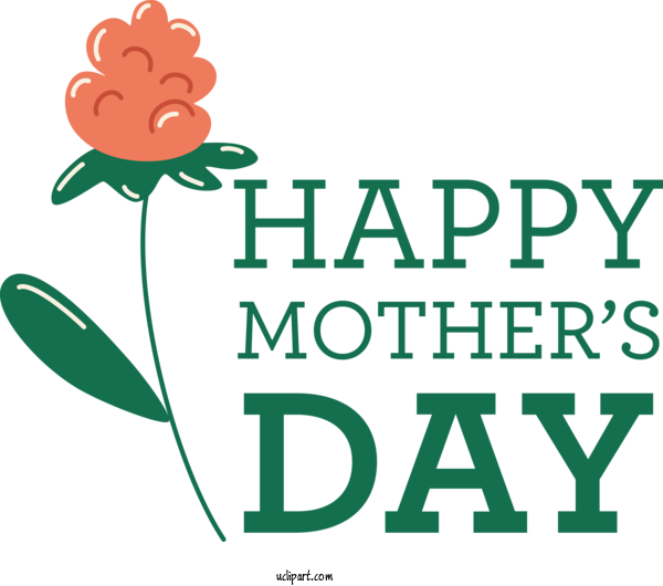 Free Holidays Flower Logo Human For Mothers Day Clipart Transparent Background