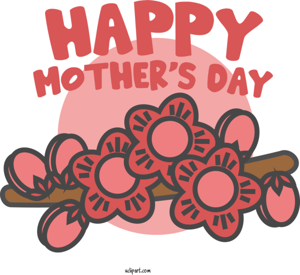 Free Holidays Floral Design Flower Drawing For Mothers Day Clipart Transparent Background