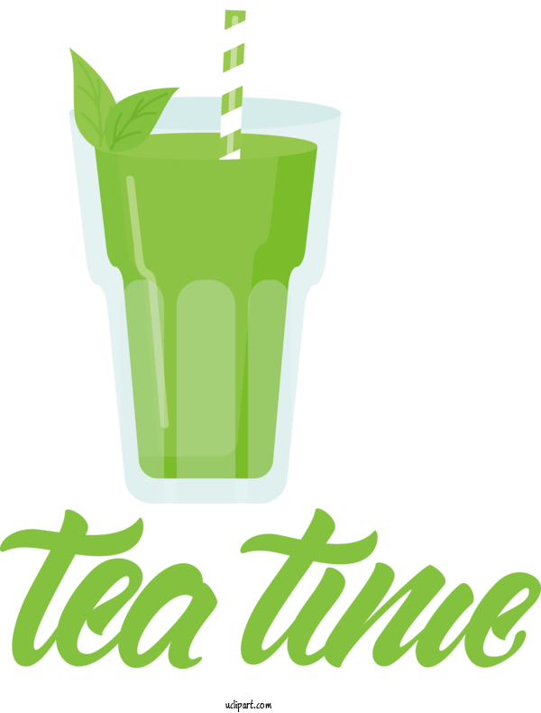 Free Drink Design Logo Leaf For Tea Clipart Transparent Background