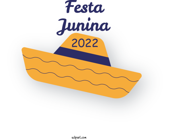 Free Holidays Logo Design Line For Brazilian Festa Junina Clipart Transparent Background