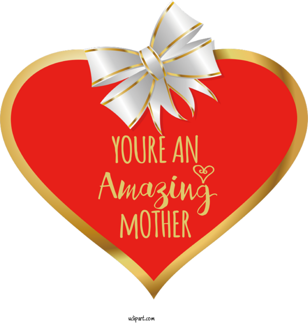 Free Holidays Drawing Valentine's Day Heart For Mothers Day Clipart Transparent Background