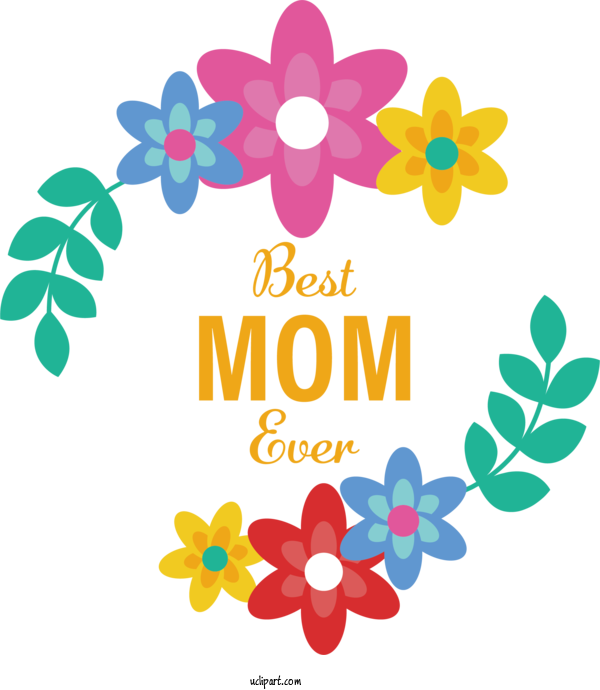 Free Holidays Calligraphy Abstract Art Design For Mothers Day Clipart Transparent Background