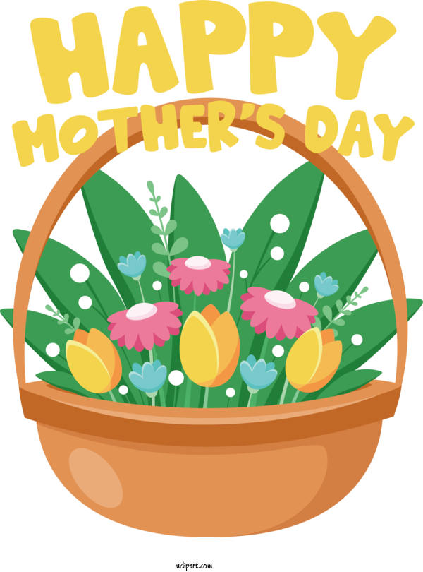 Free Holidays Floral Design Flower Bouquet Flower For Mothers Day Clipart Transparent Background