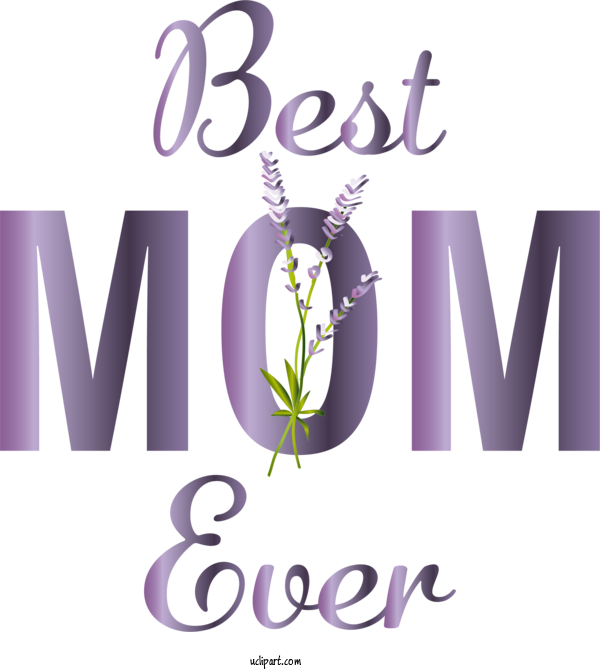 Free Holidays Design Logo Font For Mothers Day Clipart Transparent Background