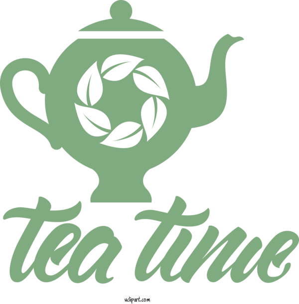 Free Drink Human Logo Leaf For Tea Clipart Transparent Background