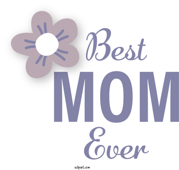Free Holidays Logo Font Flower For Mothers Day Clipart Transparent Background