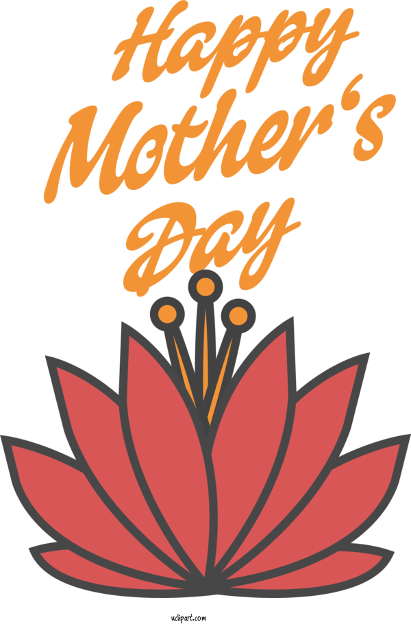 Free Holidays Flower Leaf Petal For Mothers Day Clipart Transparent Background
