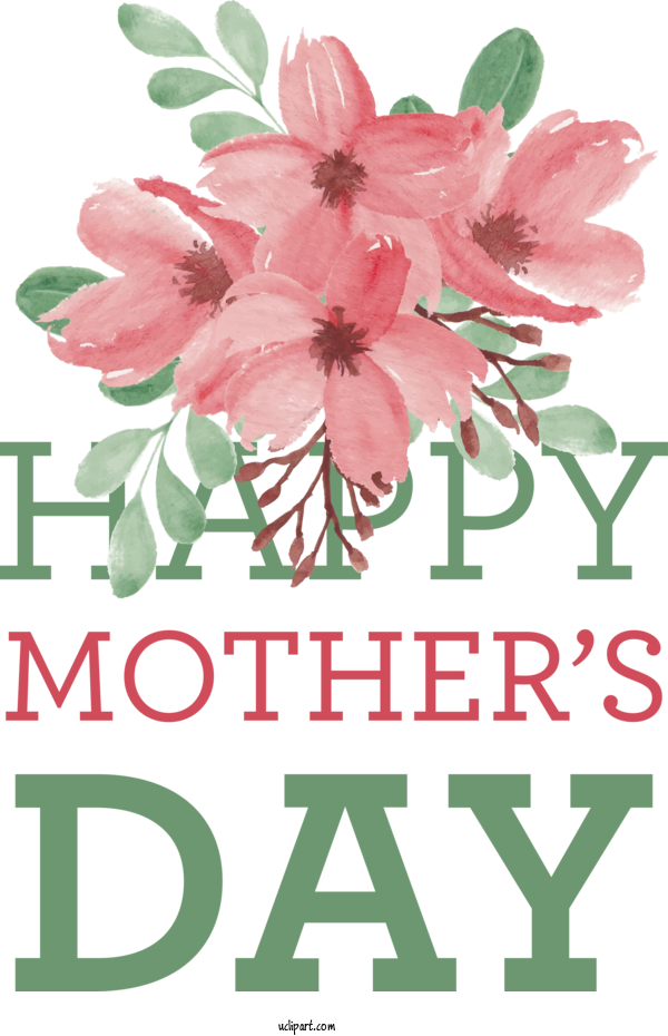 Free Holidays Floral Design Herbaceous Plant Cut Flowers For Mothers Day Clipart Transparent Background