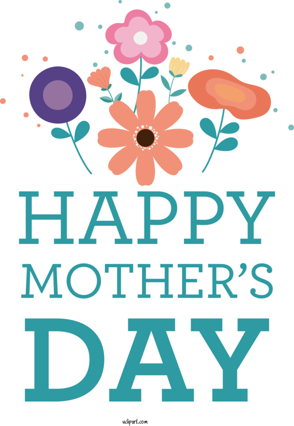 Free Holidays Design Floral Design Human For Mothers Day Clipart Transparent Background