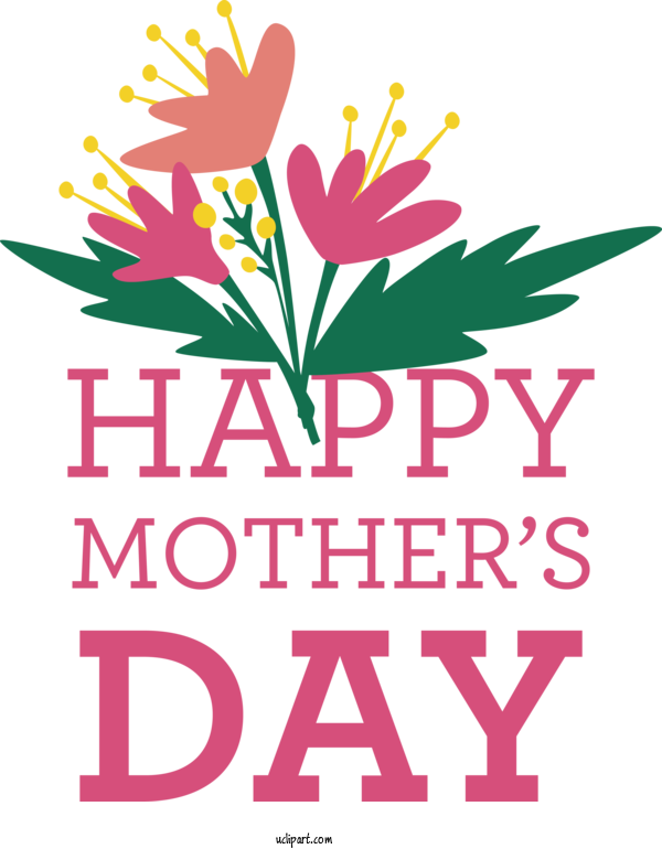 Free Holidays Leaf  Cut Flowers For Mothers Day Clipart Transparent Background