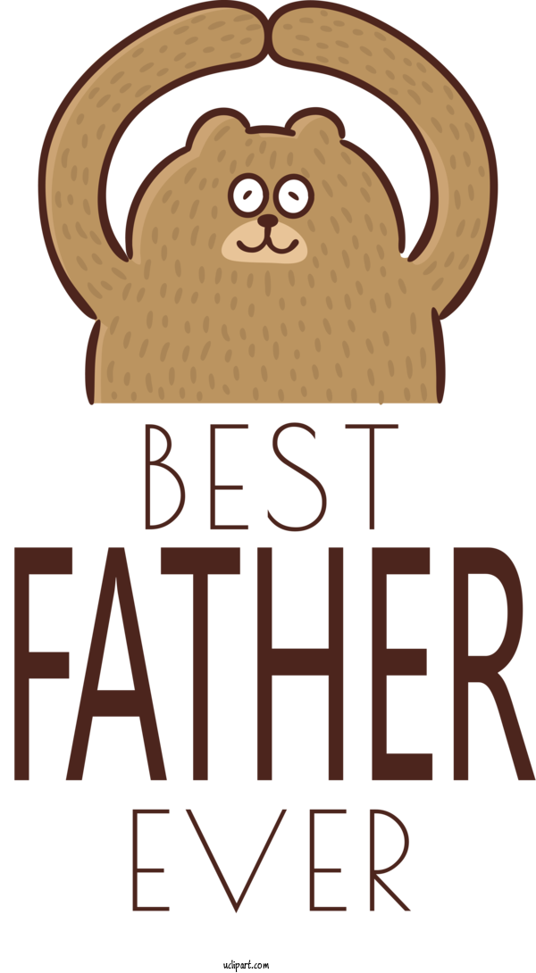 Free Holidays Human Cartoon Logo For Fathers Day Clipart Transparent Background