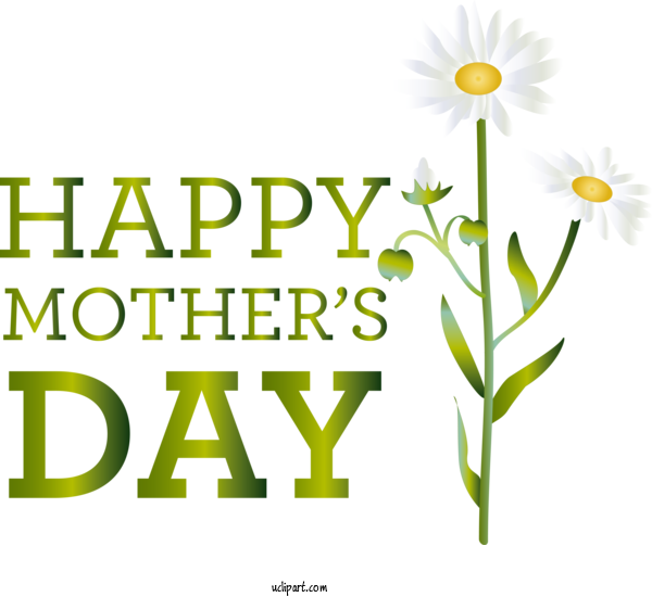 Free Holidays Cut Flowers Plant Stem Logo For Mothers Day Clipart Transparent Background