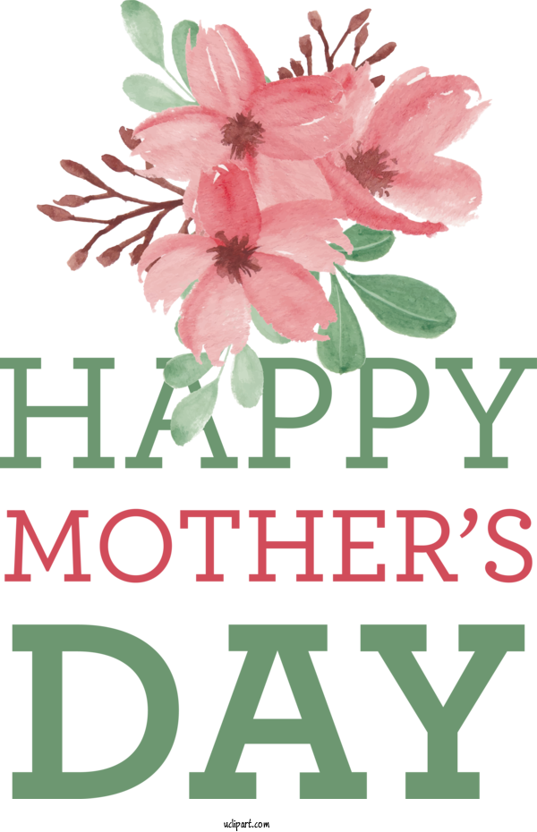 Free Holidays Floral Design Cut Flowers Herbaceous Plant For Mothers Day Clipart Transparent Background
