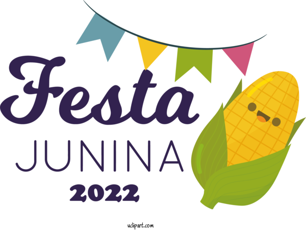 Free Holidays Design Leaf Logo For Brazilian Festa Junina Clipart Transparent Background
