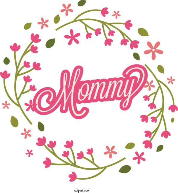 Free Holidays Mother's Day Greeting Card Mother's Day Card For Mothers Day Clipart Transparent Background