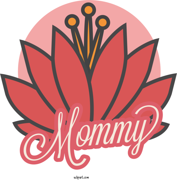 Free Holidays Flower Leaf Logo For Mothers Day Clipart Transparent Background