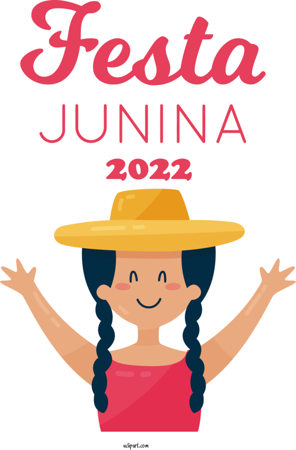 Free Holidays Logo Design Drawing For Brazilian Festa Junina Clipart Transparent Background