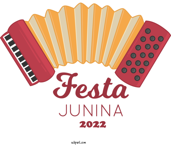 Free Holidays Button Accordion Accordion Free Reed Aerophone For Brazilian Festa Junina Clipart Transparent Background