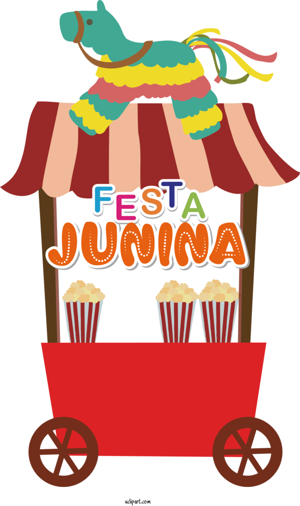 Free Holidays World Party Text For Brazilian Festa Junina Clipart Transparent Background