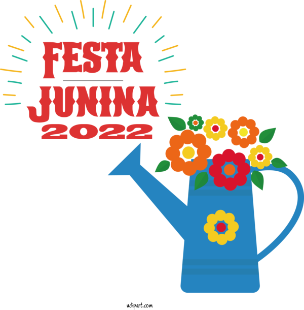 Free Holidays Cut Flowers Design Floral Design For Brazilian Festa Junina Clipart Transparent Background