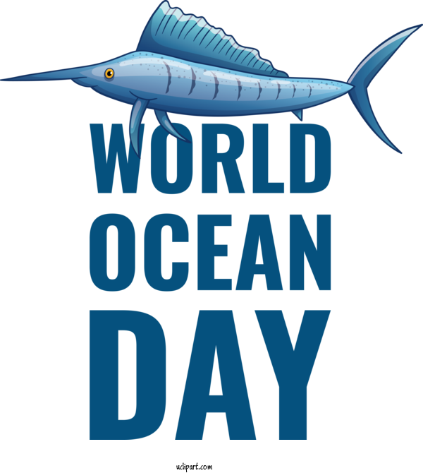 Free Nature Swordfish M Porpoises Logo For Ocean Clipart Transparent Background