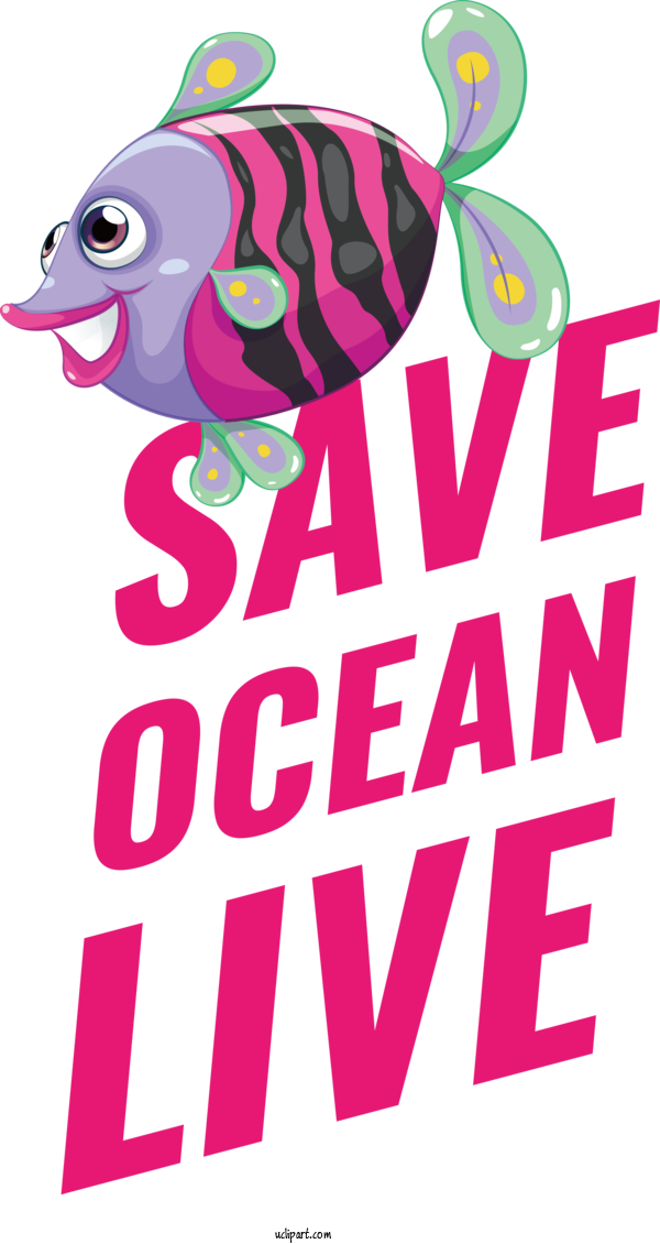 Free Nature Design Cartoon Poster For Ocean Clipart Transparent Background