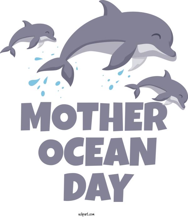 Free Nature Dolphin Porpoises Cetaceans For Ocean Clipart Transparent Background