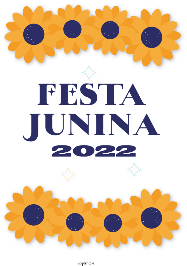 Free Holidays Floral Design Design Flower For Brazilian Festa Junina Clipart Transparent Background