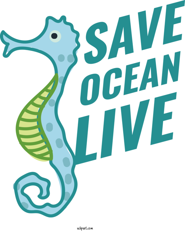 Free Nature Seahorses Design Logo For Ocean Clipart Transparent Background