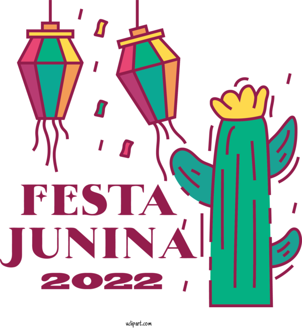 Free Holidays Design Flower For Brazilian Festa Junina Clipart Transparent Background