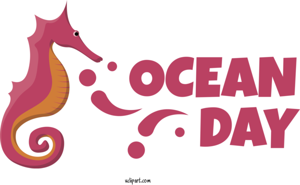 Free Nature Seahorses Design Logo For Ocean Clipart Transparent Background