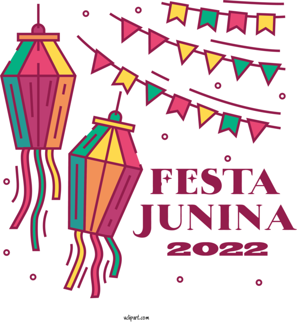 Free Holidays Design Drawing Line Art For Brazilian Festa Junina Clipart Transparent Background