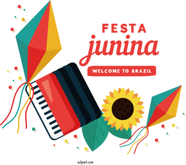 Free Holidays Drawing Colored Pencil For Brazilian Festa Junina Clipart Transparent Background
