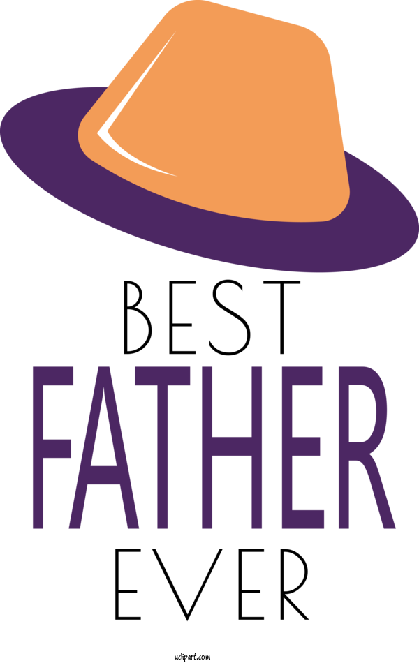 Free Holidays Hat Logo Design For Fathers Day Clipart Transparent Background
